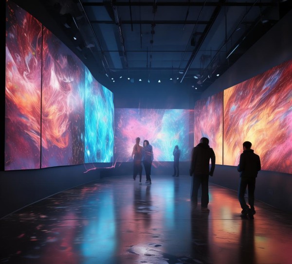 数字油画展，让艺术与科技相遇