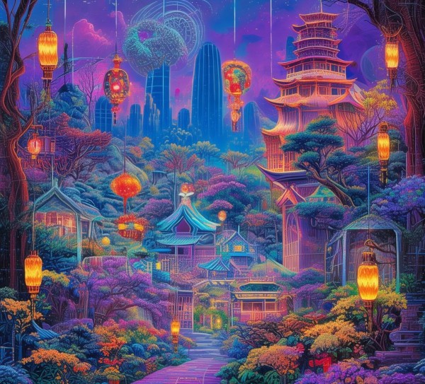 数字艺术的东方之旅,记萧县数字油画展 数字艺术的东方之旅,记萧县数字油画展