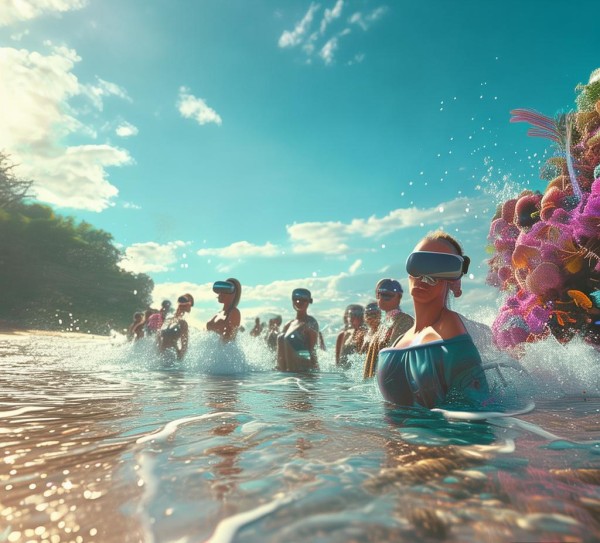 接下来，我们来看看这个未来趋势！Bring Virtual Reality to the Beach