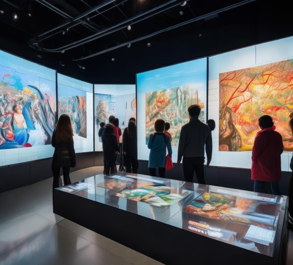 丹阳数字油画展，用科技改变生活