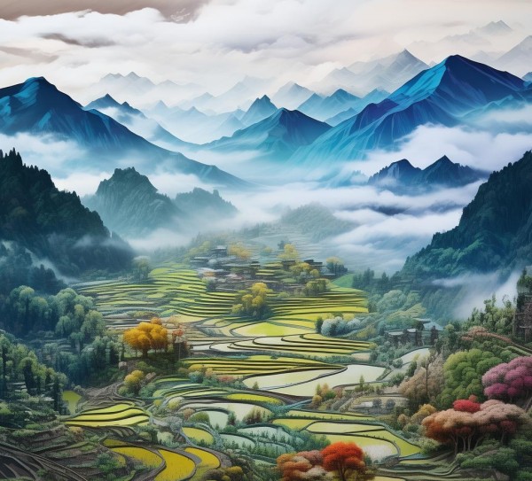 千年巴蜀文化,与现代艺术相融合,泸州数字油画艺术展 千年巴蜀文化,与现代艺术相融合,泸州数字油画艺术展