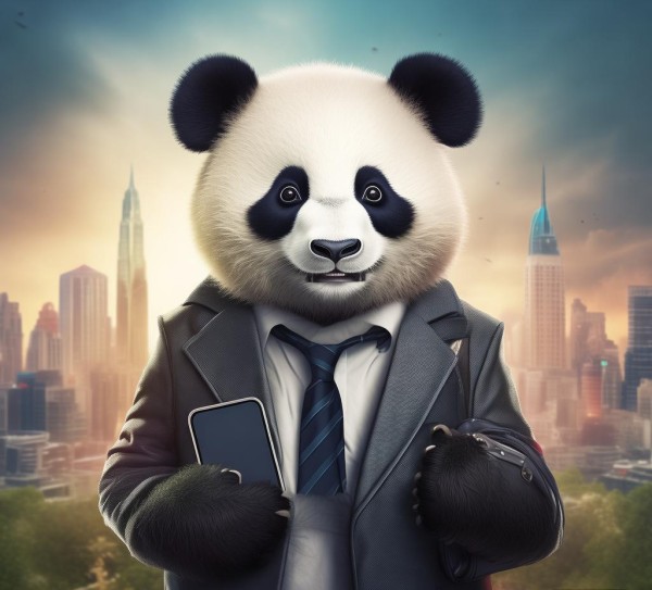 熊猫商务表情包,熊猫与商业文化的碰撞与融合 熊猫商务表情包,熊猫与商业文化的碰撞与融合