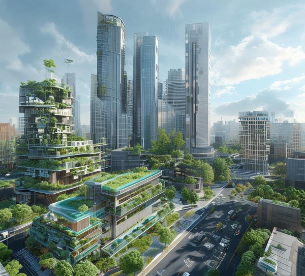 建筑行业，未来趋势与挑战——从住宅到商业再到公共设施，数字技术、绿色能源、可持续发展成为未来发展方向，而环保、基础设施、人才短缺、市场波动等问题也成为挑战。探索可持续发展与可持续解决方案。