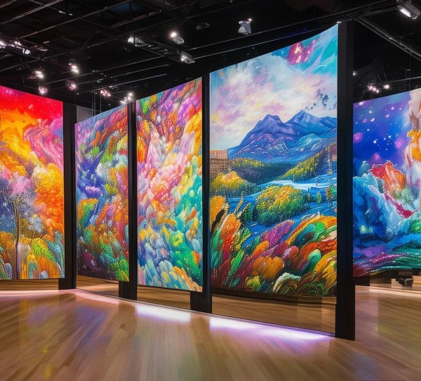 邢台市数字油画展，数字 paint与未来