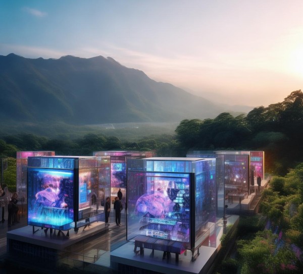 南山山景，智慧生活，南山数字化展会开启新篇章