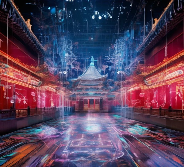 digital art in the heart of Beijing:a cultural treasure of the soul