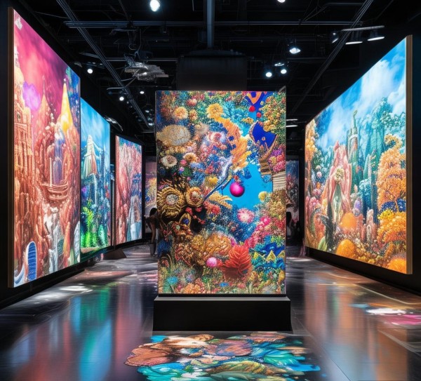 虞城数字油画艺术展，数字艺术与传统艺术的融合之旅