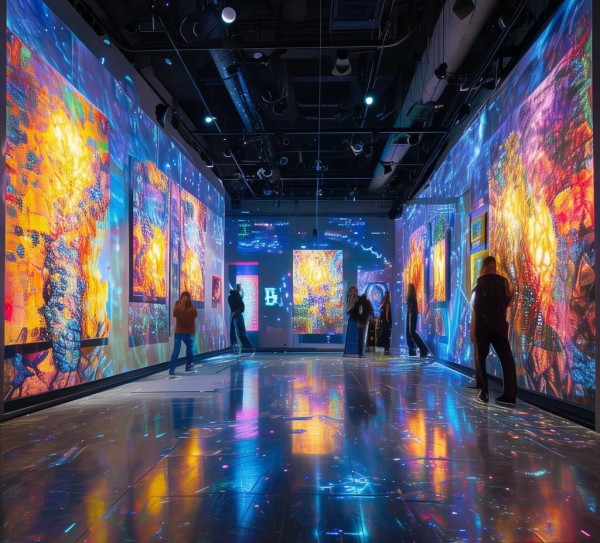 韭江数字油画展,一场艺术与科技的相遇 韭江数字油画展,一场艺术与科技的相遇