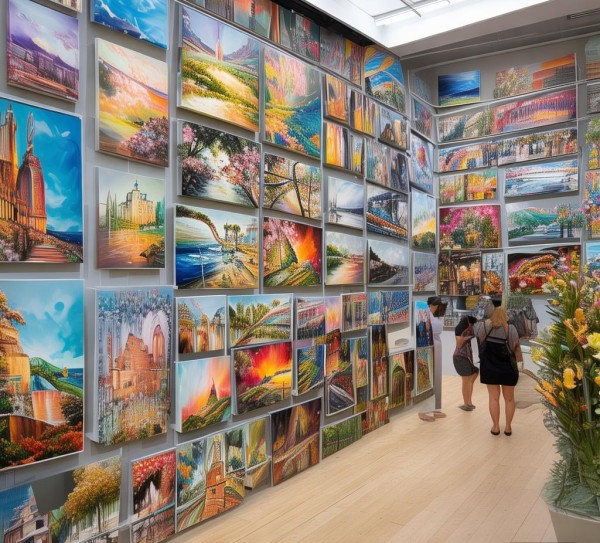 清远数字油画展，视觉盛宴与心灵的对话