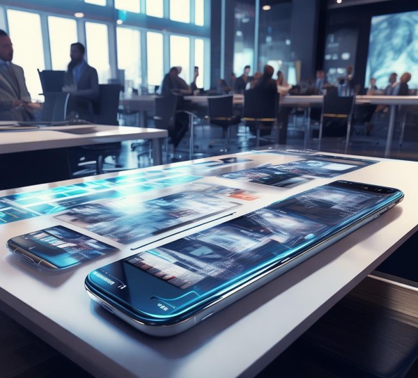 三星W24商务视觉盛宴，商务场景下的动态壁纸完美呈现