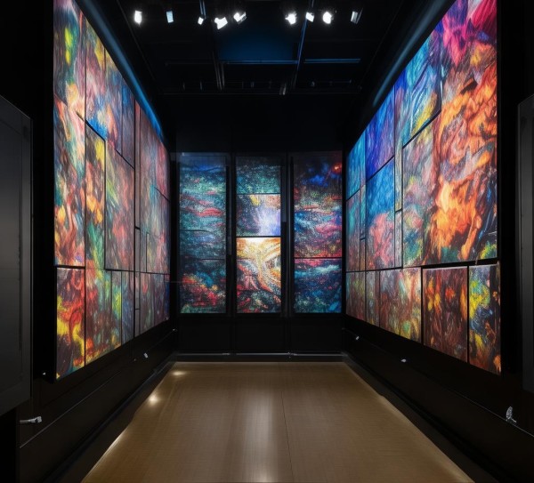 深县数字油画展，深度艺术之旅
