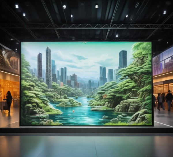 亳州数字油画艺术展，展现现代与自然的和谐