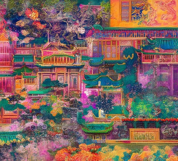 招远数字油画，艺术与文化的碰撞